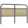 Image de vidaXL Tête de lit de remplacement chêne sonoma 150 cm acier et bois d'ingénierie