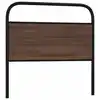 Image de vidaXL Tête de lit de remplacement chêne marron 90 cm acier et bois d'ingénierie