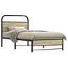 Image de vidaXL Cadre de lit sans matelas 75x190cm chêne sonoma bois ingénierie
