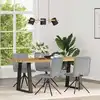Image de vidaXL Chaises à manger lot de 4 gris clair tissu