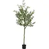 Image de vidaXL Olivier artificiel 700 feuilles 180 cm vert