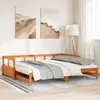 Image de vidaXL Lit de jour et lit gigogne et matelas 80x200 cm bois pin massif
