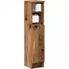 Image de vidaXL Meuble de salle de bain avec porte-rouleau vieux bois