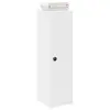 Image de vidaXL Meuble de salle de bain avec porte-rouleau blanc 20,5x22x72 cm
