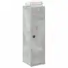 Image de vidaXL Meuble de salle de bain avec porte-rouleau gris béton