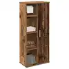 Image de vidaXL Meuble de salle de bain avec porte-rouleau vieux bois