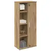 Image de vidaXL Meuble de salle de bain avec porte-rouleau chêne artisanal