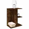 Image de vidaXL Tables de chevet 2pcs chêne fumé 46,5x29x61cm bois d’ingénierie