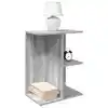 Image de vidaXL Tables de chevet 2 pcs sonoma gris bois d'ingénierie