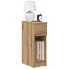 Image de vidaXL Tables de chevet avec tiroir 2 pcs chêne artisanal 20x36x60 cm