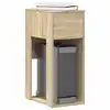 Image de vidaXL Support de tour d'ordinateur et tiroir chêne sonoma 30x44x74 cm