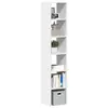 Image de vidaXL Bibliothèques 2 pcs empilable blanc 30x30x80 cm bois ingénierie