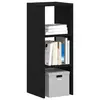 Image de vidaXL Bibliothèque empilable chêne noir 30x30x80 cm bois d'ingénierie