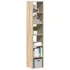 Image de vidaXL Bibliothèques 2 pcs empilable chêne sonoma bois d'ingénierie