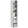 Image de vidaXL Bibliothèques 2 pcs empilable sonoma gris bois d'ingénierie