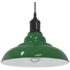 Image de vidaXL Lampe suspendue réglable hauteur E27 vert brillant Ø 31cm métal