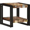 Image de vidaXL Table basse Multicolore 40 x 40 x 38 cm Bois Recyclé Solide