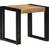 Image de vidaXL Table basse Marron 40 x 40 x 38 cm Bois de mangue massif