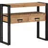 Image de vidaXL Table console Marron 90 x 33 x 75 cm Bois d'Acacia Massif