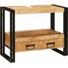 Image de vidaXL Armoire de coiffeuse avec tiroir Marron Bois de mangue massif