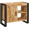 Image de vidaXL Meuble sous évier Marron 71 x 33 x 58 cm Bois de mangue massif
