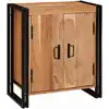 Image de vidaXL Cabinet de chevet Marron 66 x 35 x 76 cm Bois d'acacia massif