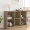 Image de vidaXL Buffet chêne artisanal 102x37x75,5 cm bois d'ingénierie