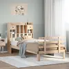 Image de vidaXL Lit bibliothèque sans matelas 90x190 cm bois de pin massif