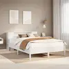 Image de vidaXL Lit bibliothèque sans matelas blanc 140x200 cm bois pin massif