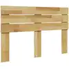 Image de vidaXL Tête de lit 120 cm en bois massif de chêne