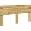 Image de vidaXL Tête de lit 135 cm en bois massif de chêne