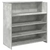 Image de vidaXL Bureau de réception gris béton 100x50x103,5cm bois d'ingénierie