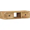 Image de vidaXL Meuble TV mural 100x32x25 cm bois massif manguier brut