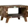 Image de vidaXL Table basse Multicolore 50 x 50 x 35 cm Bois Recyclé Solide