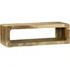 Image de vidaXL Meuble TV Marron 80 x 30 x 25 cm Bois de manguier massif