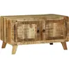 Image de vidaXL Table basse Marron 80 x 54 x 45 cm Bois de mangue massif