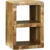 Image de vidaXL Meuble TV Marron 36 x 30 x 54 cm Bois de manguier massif