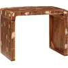 Image de vidaXL Table d'appoint Marron 60 x 35 x 46 cm Bois Recyclé Solide