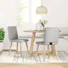 Image de vidaXL Chaises à manger lot de 2 gris nuage tissu