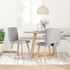 Image de vidaXL Chaises à manger lot de 2 gris nuage tissu