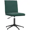 Image de vidaXL Chaise de salle à manger Vert foncé Velours