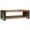 Image de vidaXL Table basse Multicolore 120 x 50 x 38 cm Bois Recyclé Solide, Table basse moderne pour salon, élégante et pratique, un élément durable pour décorer tout en économisant de l'espace