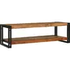 Image de vidaXL Table basse Marron 120 x 50 x 38 cm Bois d'Acacia Massif