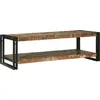 Image de vidaXL Table basse Multicolore 120 x 50 x 38 cm Bois Recyclé Solide