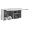 Image de vidaXL Armoire murale de bain sonoma gris 60x25x30cm bois d'ingénierie