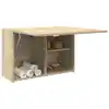 Image de vidaXL Armoire murale de bain chêne sonoma 60x25x40 cm bois ingénierie