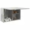 Image de vidaXL Armoire murale de bain gris béton 60x25x40 cm bois d'ingénierie