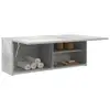 Image de vidaXL Armoire murale de bain gris béton 80x25x30 cm bois d'ingénierie
