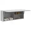 Image de vidaXL Armoire murale de bain sonoma gris 100x25x40 cm bois ingénierie