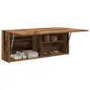 Image de vidaXL Armoire murale de bain vieux bois 100x25x40cm bois d'ingénierie
